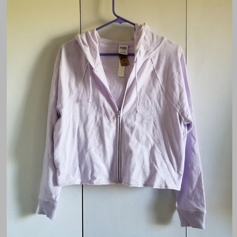 New with Tags! Light Lavender Zip-Up Hoodie